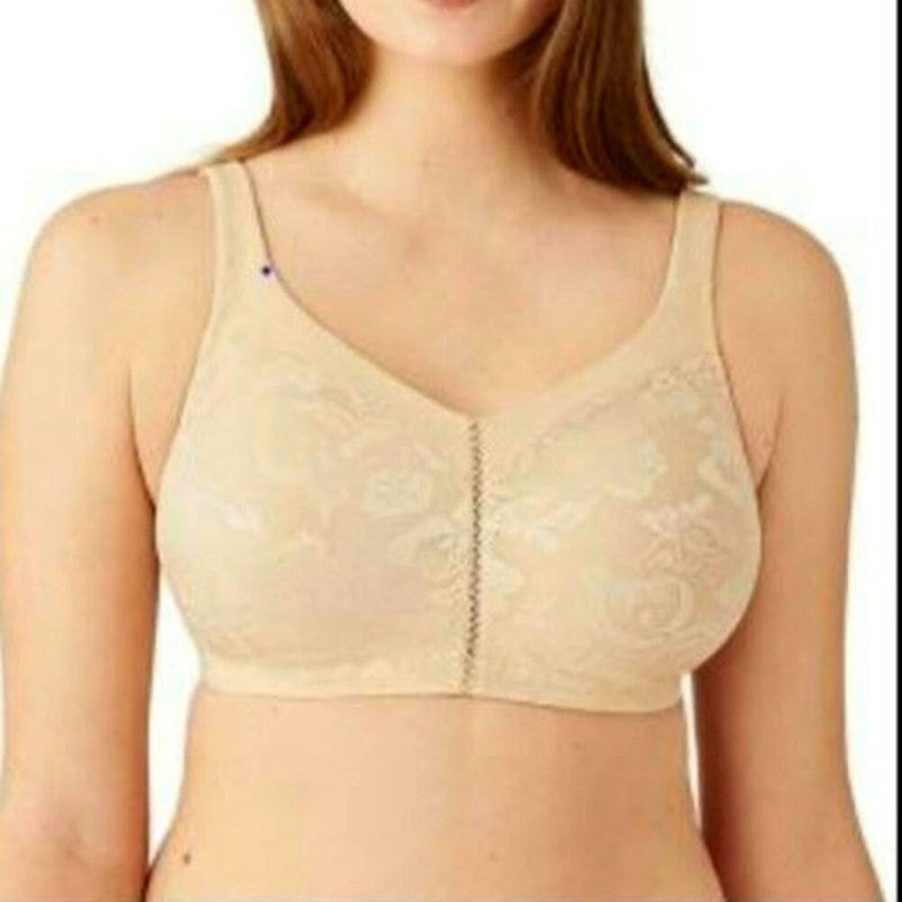 Wacoal Bra Awareness Wire Free Full Figure Seamless Size 42C Sand